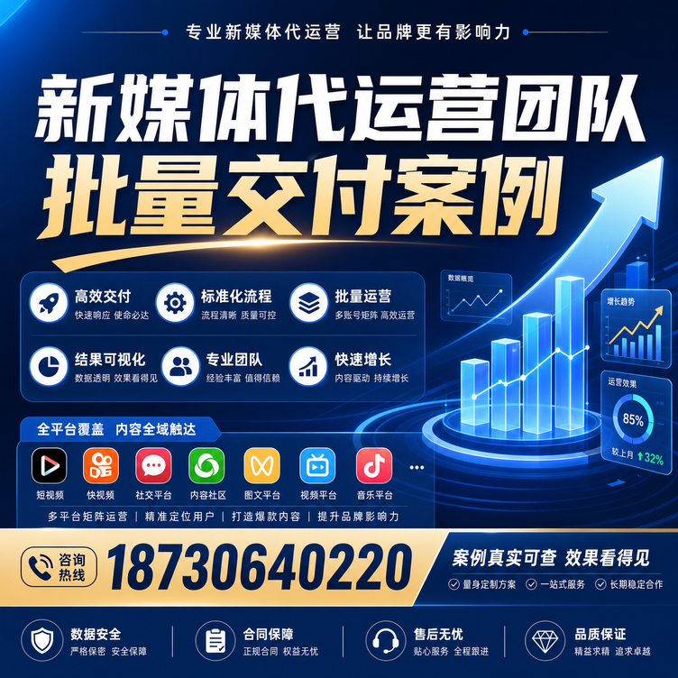 景德镇代运营公司多客户账号批量高效交付案例